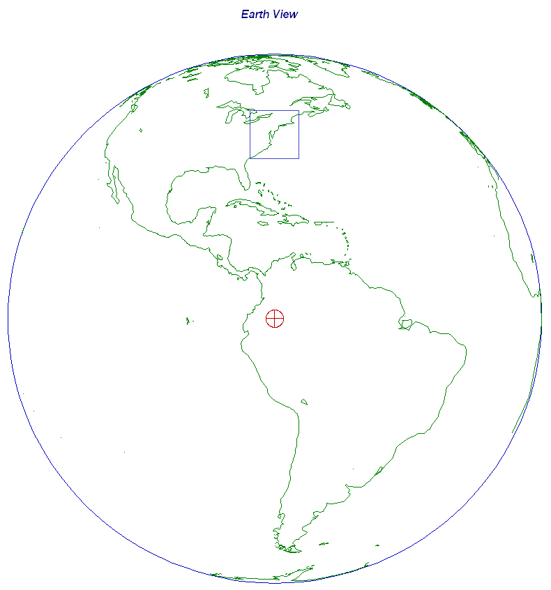 Depiction of GOES-East Imager MESO 1 Scan Sector - Earth View