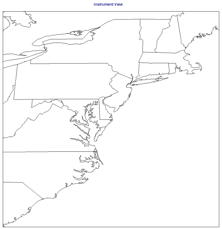 Depiction of GOES-East Imager MESO 1 Scan Sector - Instrument View